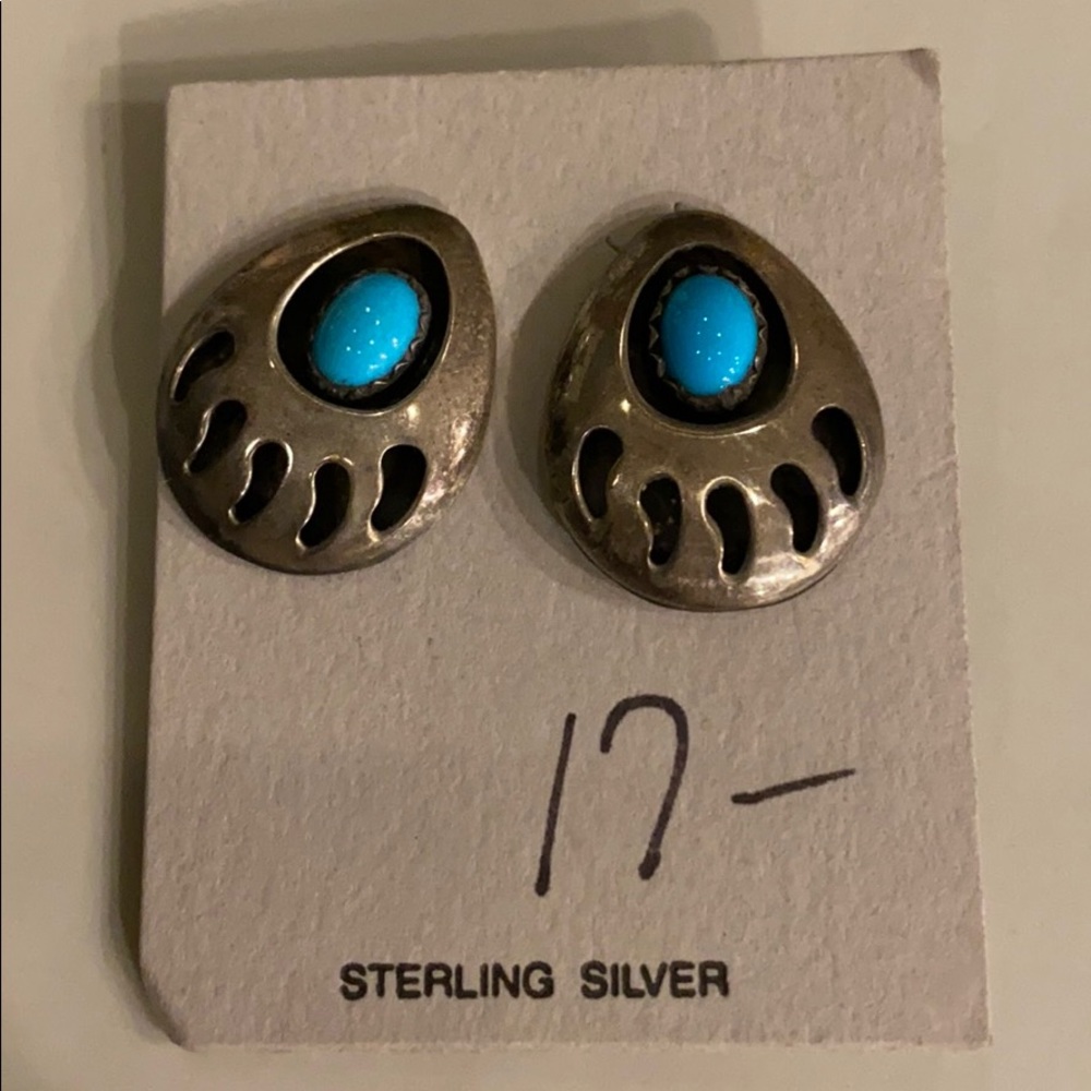 Sterling Silver and Turquoise Earrings